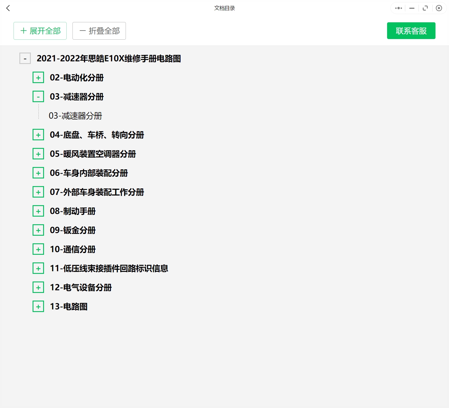 2020-2023年思皓汽车维修手册和电路图[资料更新]