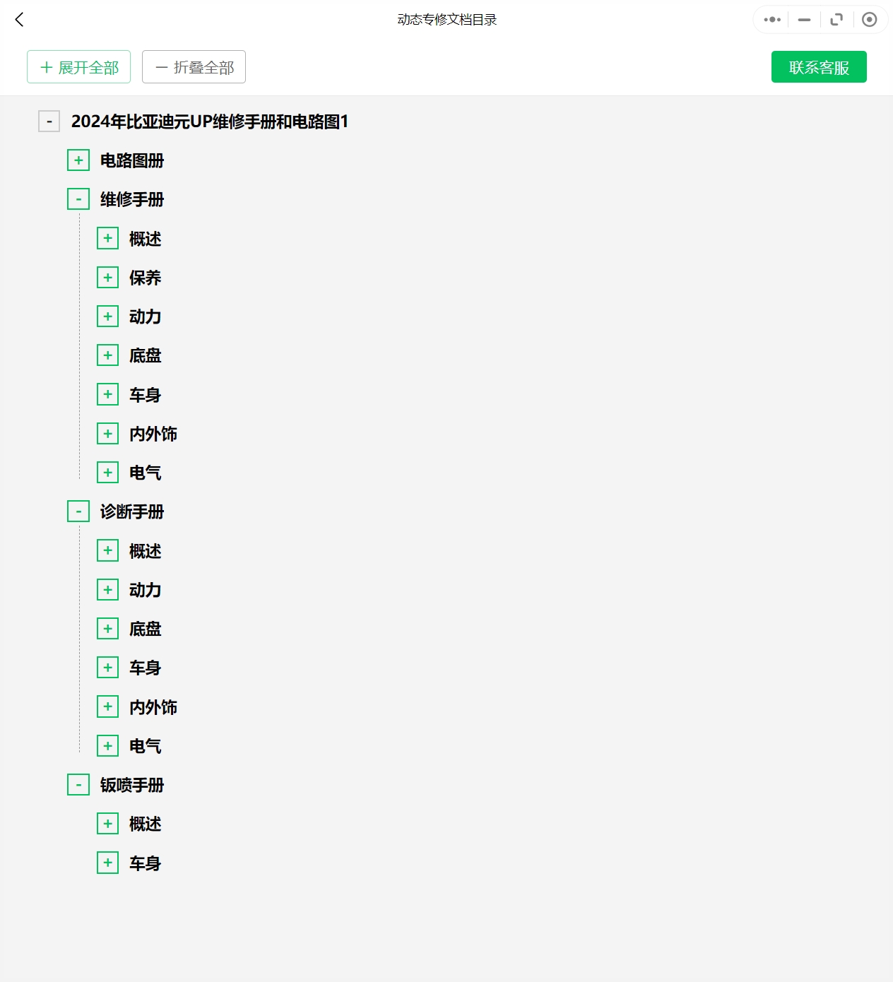 2024年款比亚迪元UP宋L海豹06海狮07秦L维修手册和电路图线路接线资料更新