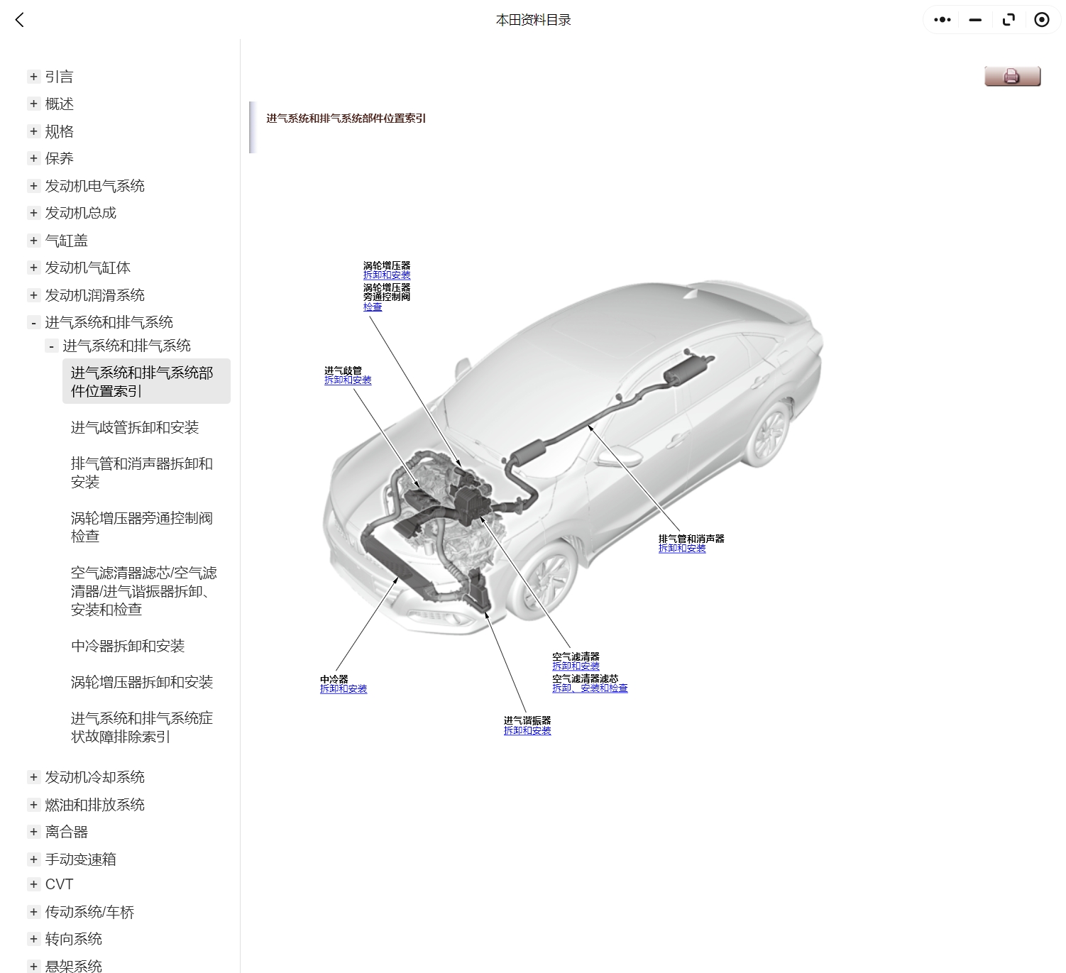 2024年本田十一代雅阁 型格 英诗派 HRV 致在 飞度 极湃2 雅阁插电混动维修手册电路图资料