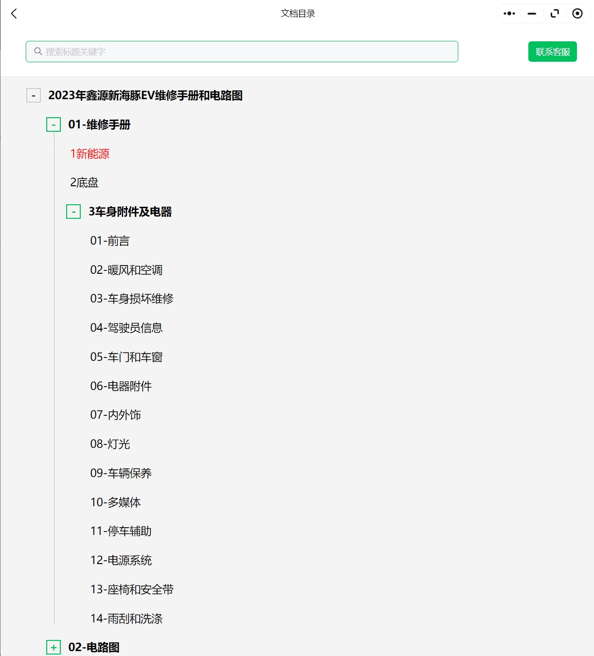 2017-2024年鑫源汽车维修手册电路图资料更新